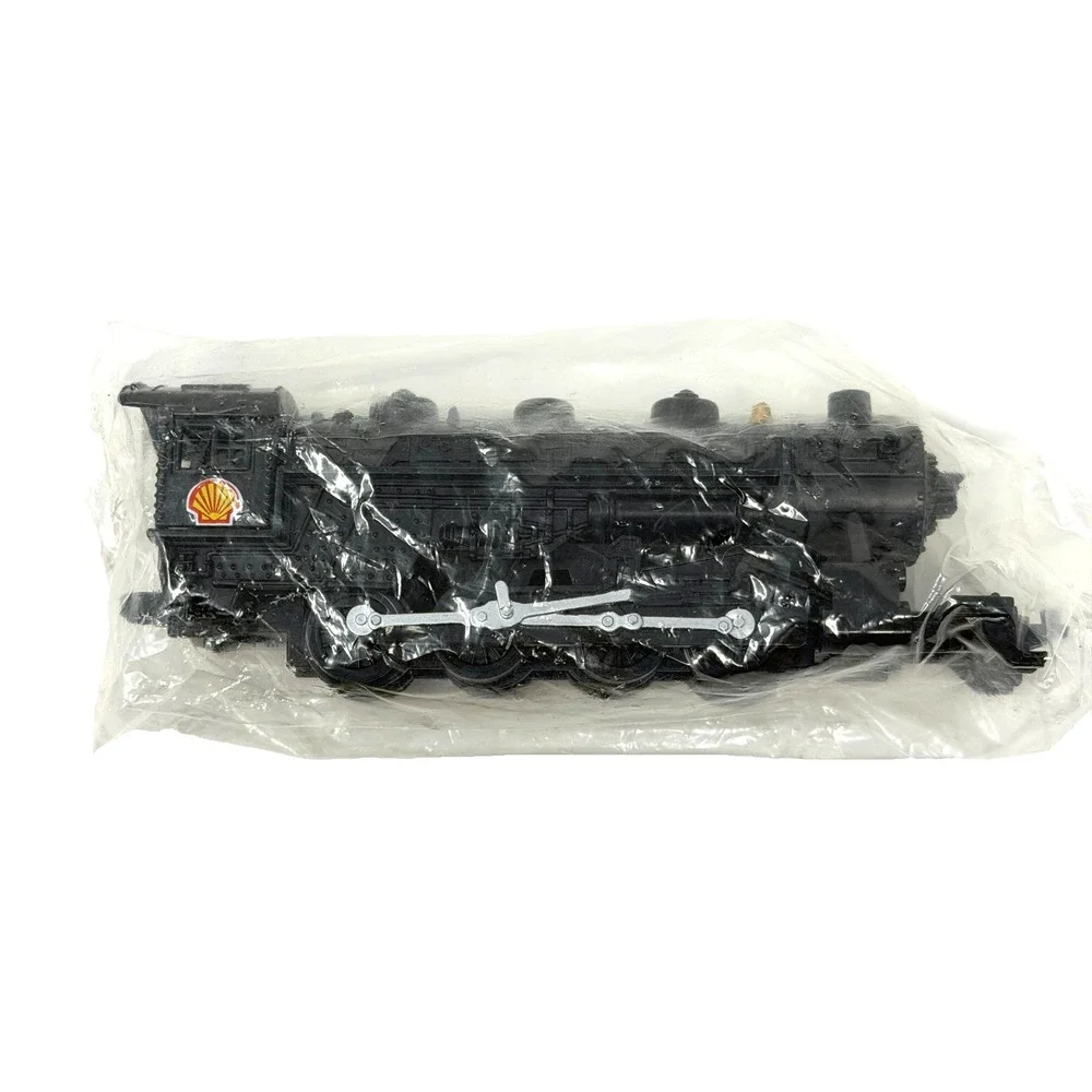 1996 Atlas Shell Oil 4 Pc Die Cast Train Set Sealed Promotional Steam Locomotive